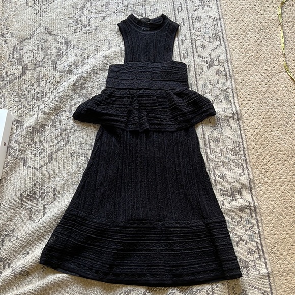 Missoni black sparkle knit ruffle dress - Picture 6 of 13